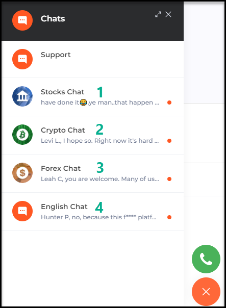 IqBroker contact by live chat