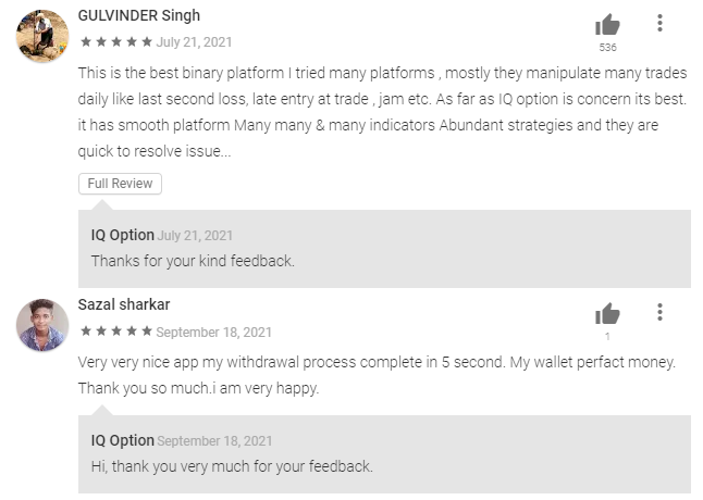 IqBroker Comments About Issues
